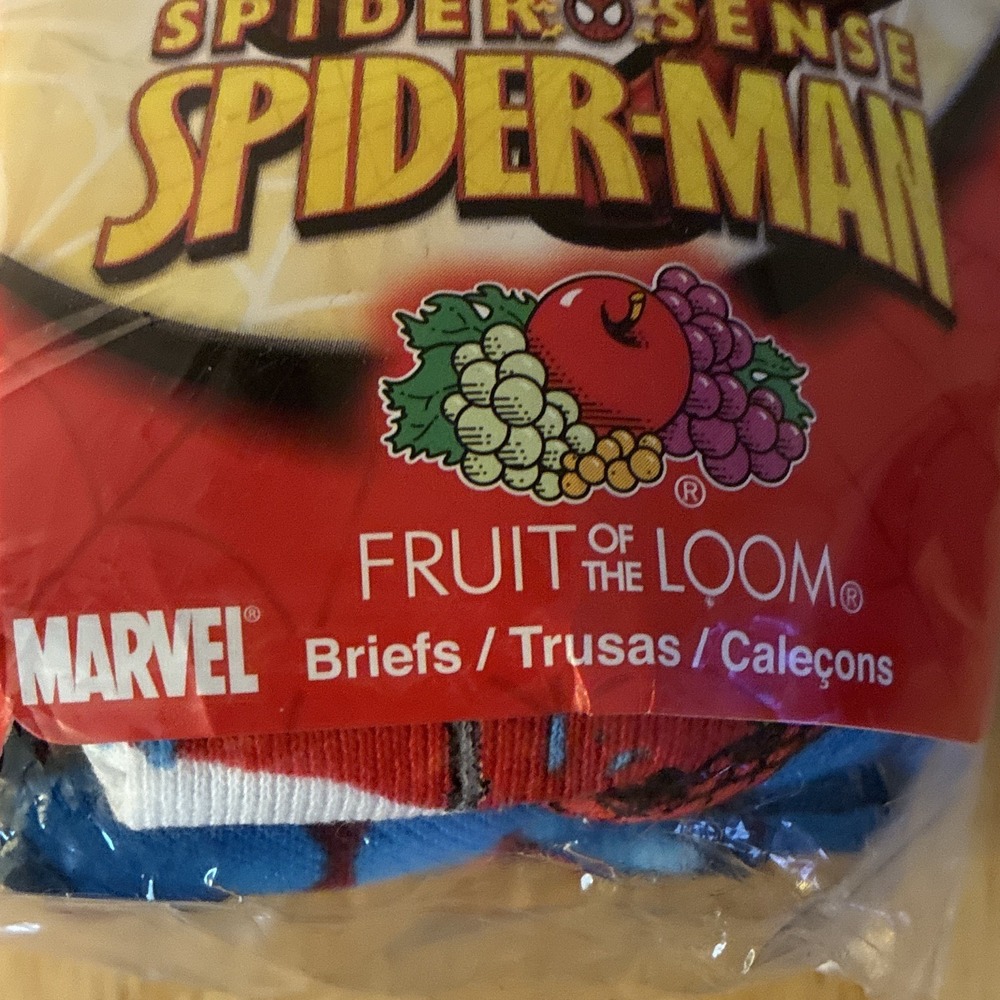 Fruit of the Loom Marvel Spider-Man Boys Brief Underwear Size 6 3 Pack 2009 - Picture 2 of 8